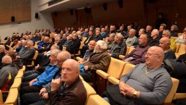 Upokojeni sodelavci Premogovnika Velenje so se zbrali na občnem zboru